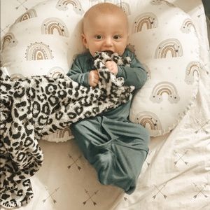 Boho Rainbow Boppy Cover pillow case